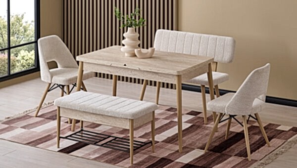 74*120 Kelebek Benchli Masa Takımı - 