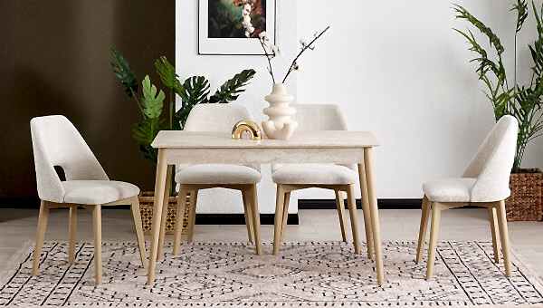 75*120 Ortadan Açılan Masa Takımı - 