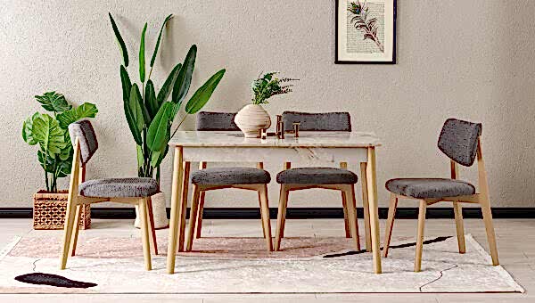 75*120 Ortadan Açılan Masa Takımı - 